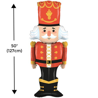 Giant Nutcracker Foil Balloon 50" - Christmas Balloons Grabo