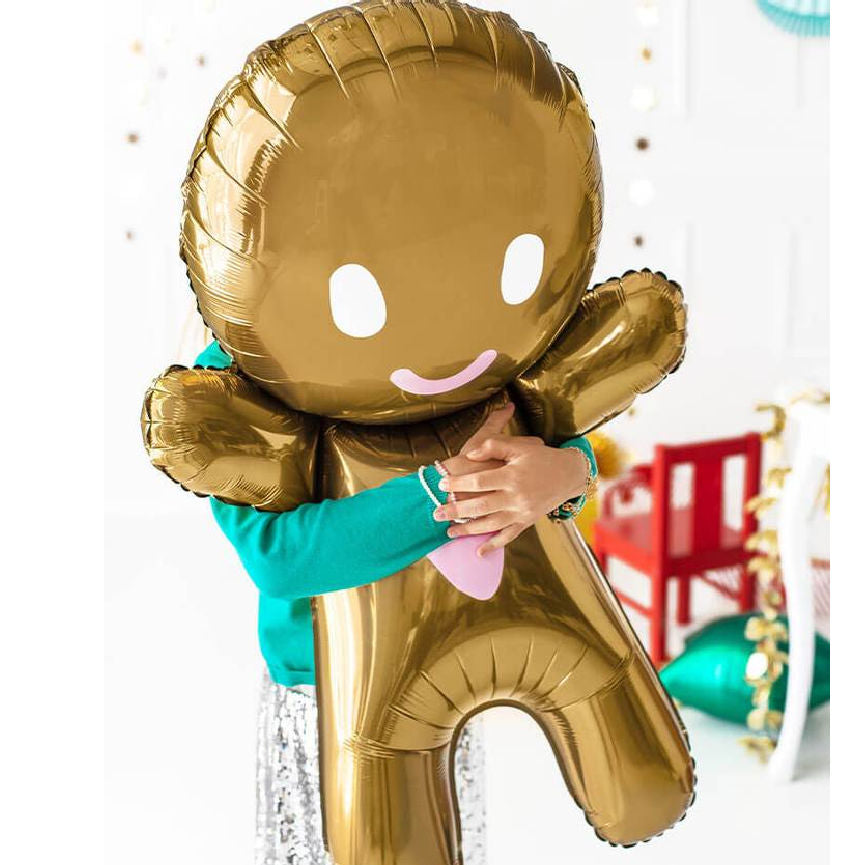 Gingerbread Man Christmas Balloon