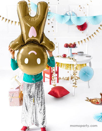 GingerBread Man Christmas Balloons | Helium Online Party Deco