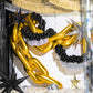 Gold Metallic Fringe Garland Decoration by Meri Meri UK