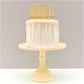 Gold spiral candles for Birthday Cakes | Gold Cake Candles by Rico UK