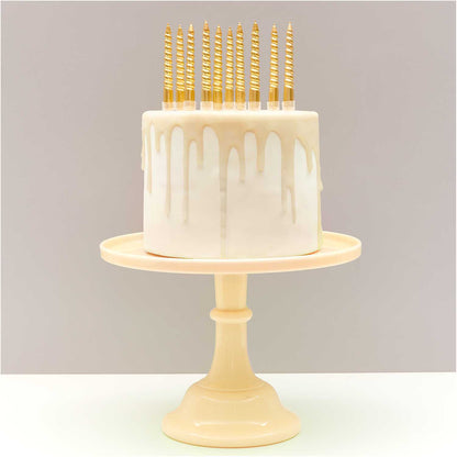 Gold spiral candles for Birthday Cakes | Gold Cake Candles by Rico UK