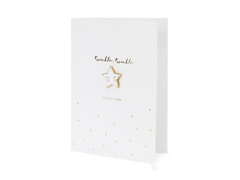 Twinkle Twinkle Card with Enamel Pin | Pretty Little Party Shop UK Party Deco