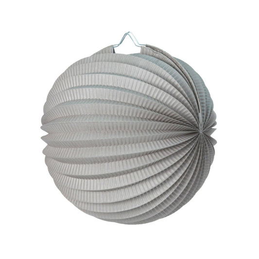 Grey Paper Lanterns | Lampion Decorations