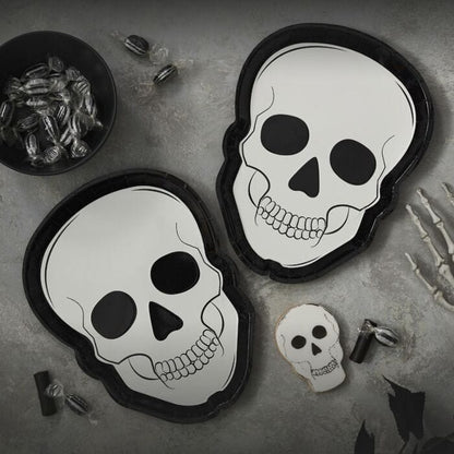 Halloween Party Tableware | Skull Party Plates Ginger Ray UK Ginger Ray