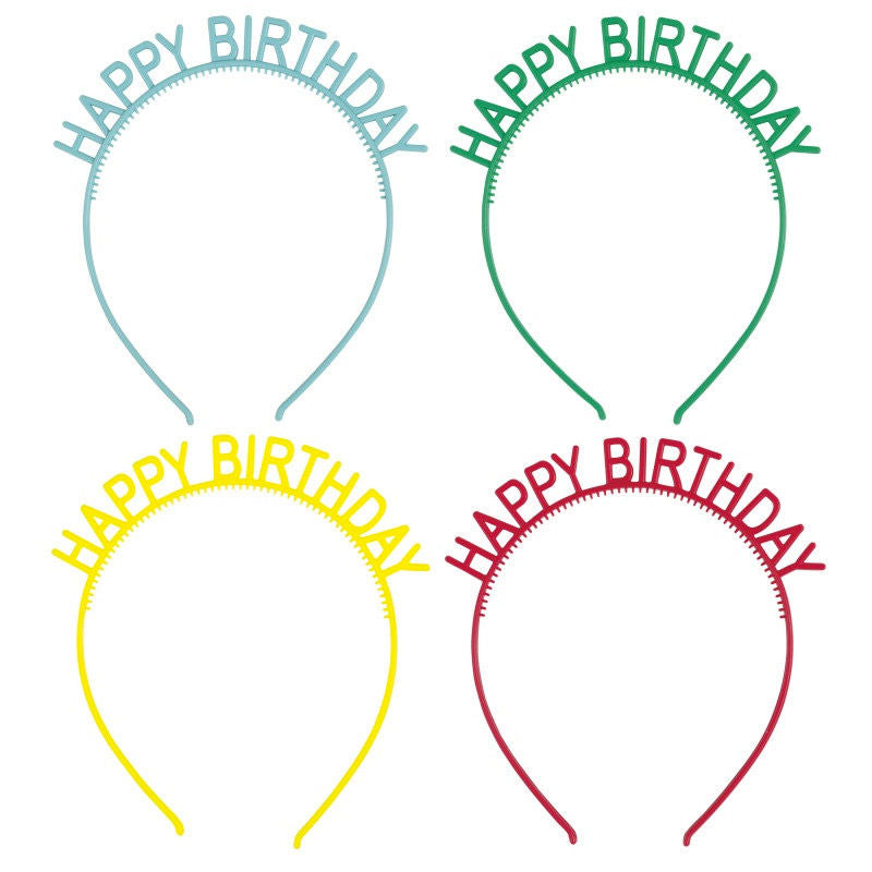 Colourful Happy Birthday Party Headband | Uniques 