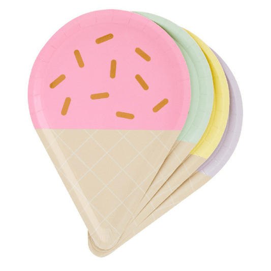 Ice Cream Party Plates | Ice Cream Plate Set Oh Happy Day UK Oh Happy Day