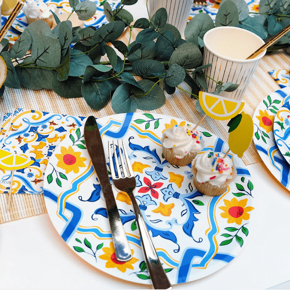 La Dolce Vita Dinner Plates | Italian Style Plates for Tablescapes