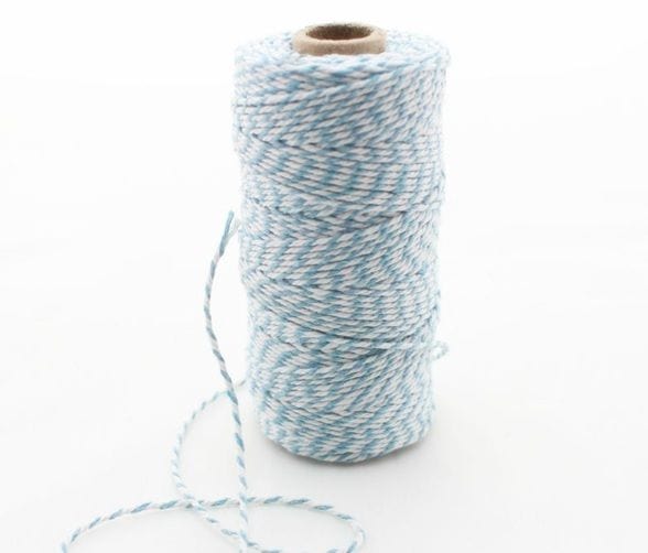 Bakers Twine | Striped Cotton Twine | Party Crafting Supplies UK partydeco