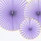 Paper Fan Decorations | Lilac Wedding Paper Decorations UK Party Deco