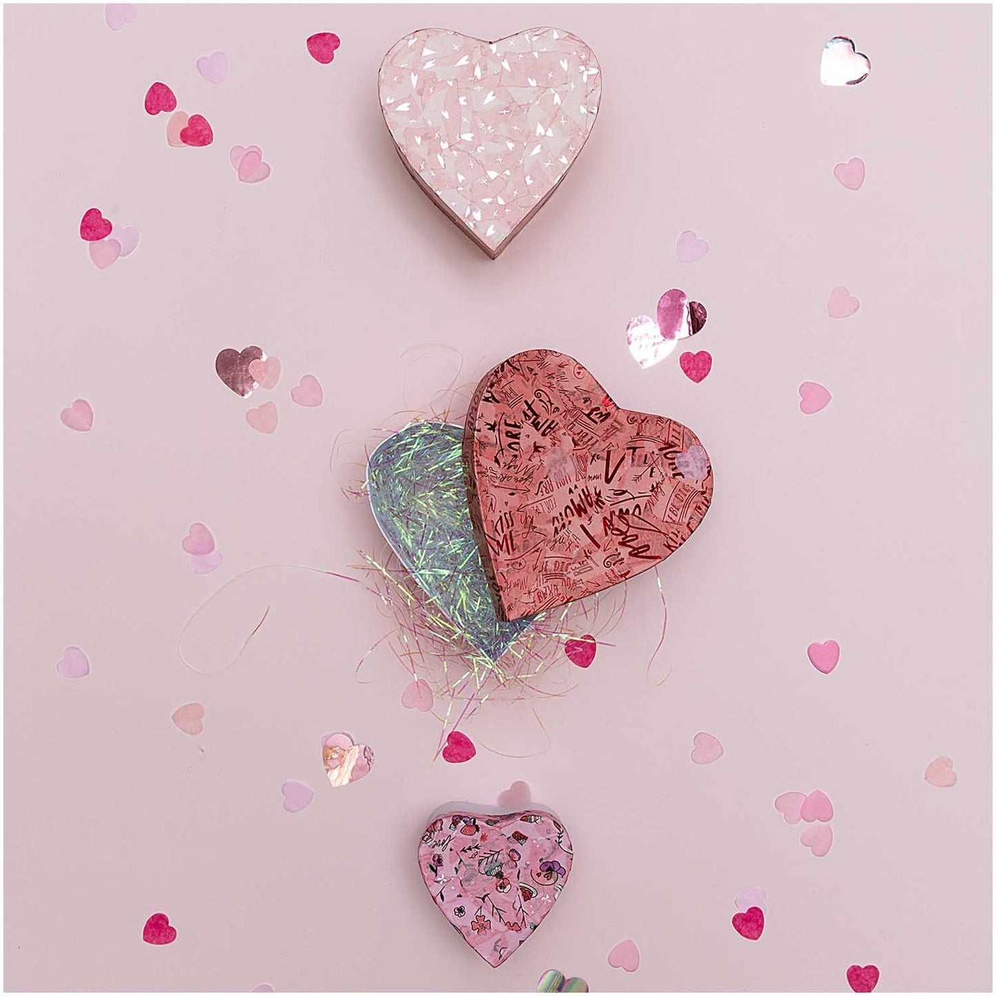 Love Heart Shaped Confetti | Valentines, Wedding, Anniversary  Rico Design
