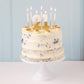 Birthday Cake Candles | Gold Tall Party Candles | Talking Tables UK Talking Tables