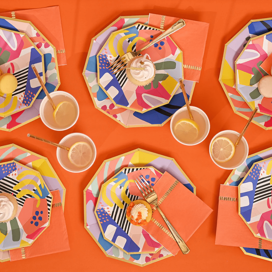 Matisse Dinner Plates | Beautiful Paper Plates for Tablescapes | Coterie