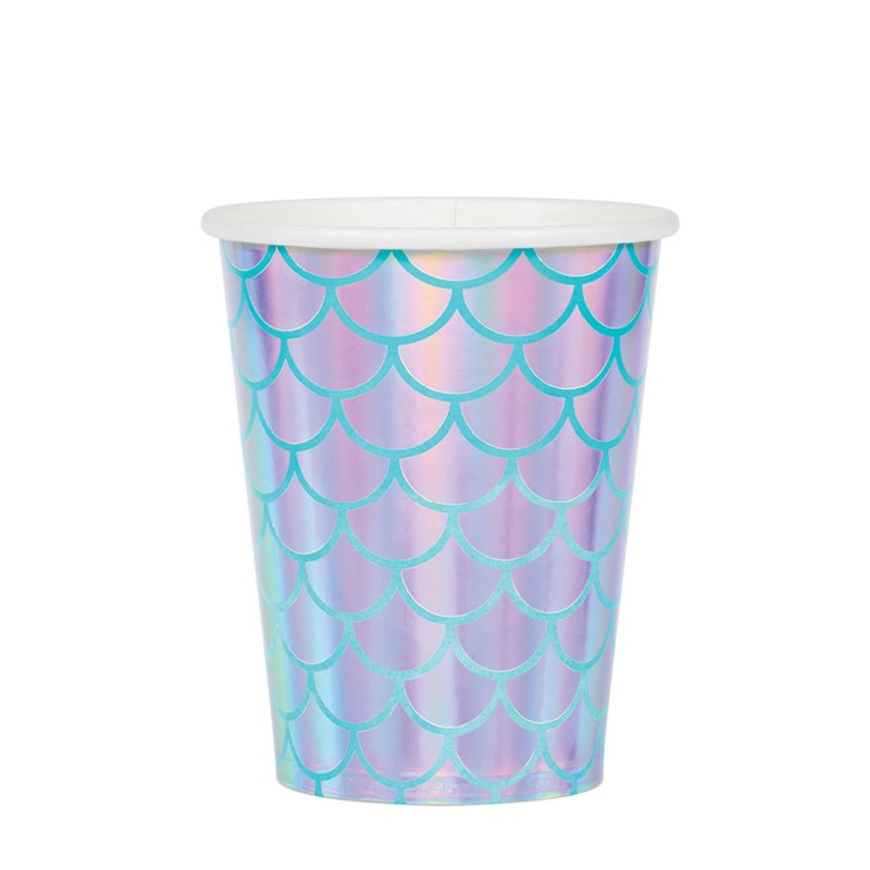 Mermaid Party Cups | Pretty Mermaid Party SUpplies and Decorations