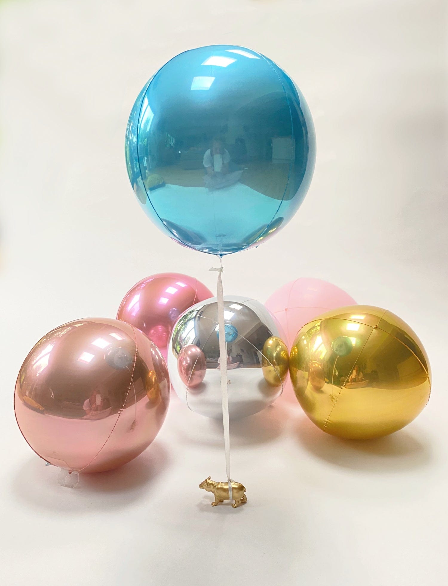 Sky Blue Mini Orb Balloons 7" | Orbz Balloons | Balloons for Events MSR