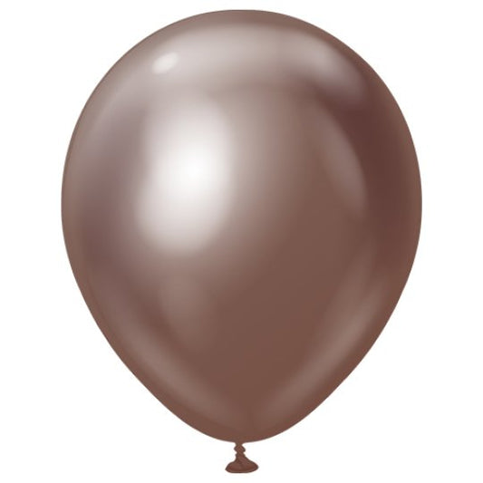 Chocolate Mirror Chrome balloons UK