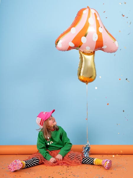 Mushroom Toadstool Balloon | Christmas Balloons | Helium Online Party Deco