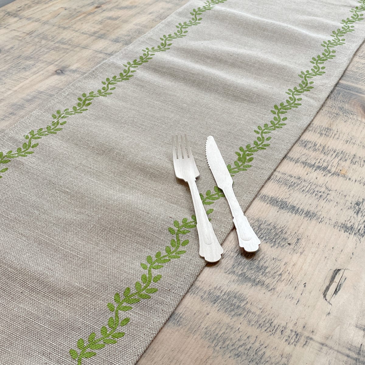 Burlap Table Runner | Natural Table Runner | Party Supplies Sass & Belle