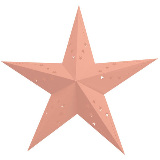 Nordic Star Lantern Pastel PEach UK