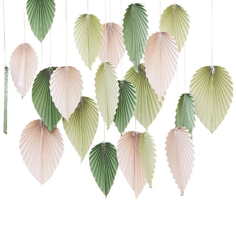 Paper Palm Spears | Party Backdrop for Weddings and Events | Eco Decor Ginger Ray