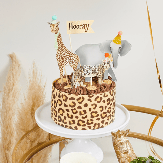 Party Animals Cake Toppers | Safari Animals Party Supplies