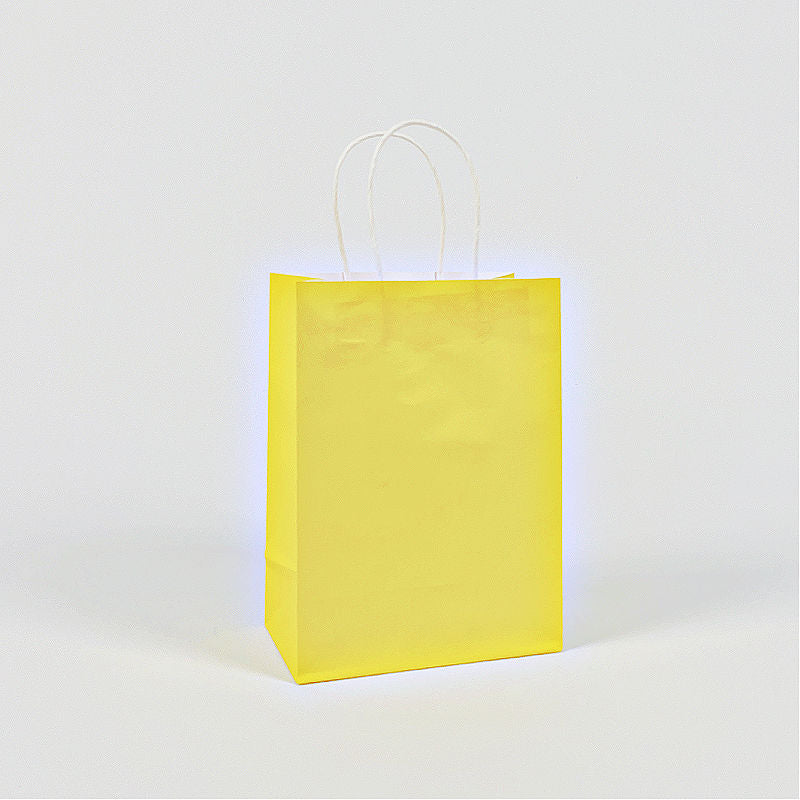 Yellow Party Bags with Handles
