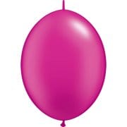 12 Linking Balloons – Quick Link Balloon Pack – 10-50 Count Party Decorations – Metallic Multicolour
