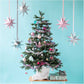 Scandinavian Hanging Star Decoration Pink | Christmas Decorations UK Rico Design