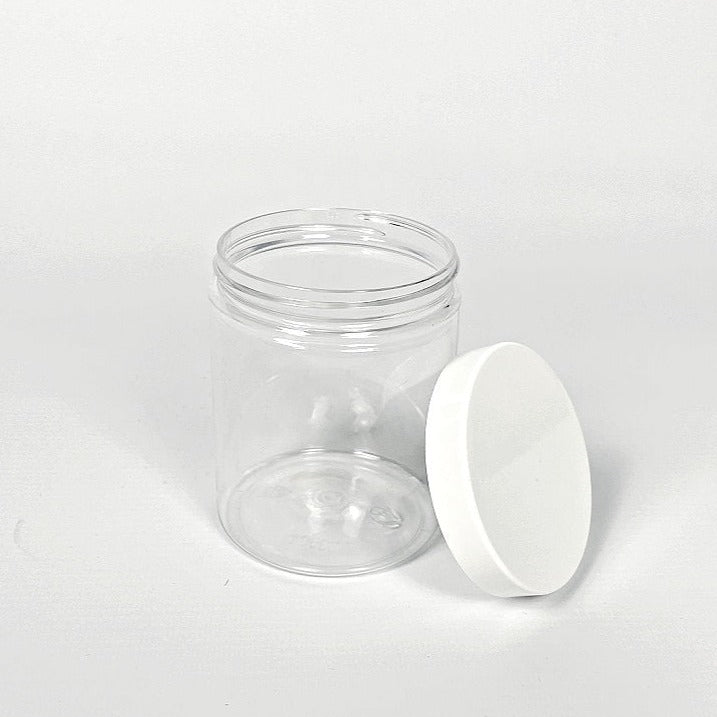 Plastic Clear Jars and Lids for Sweets and party wedding favors