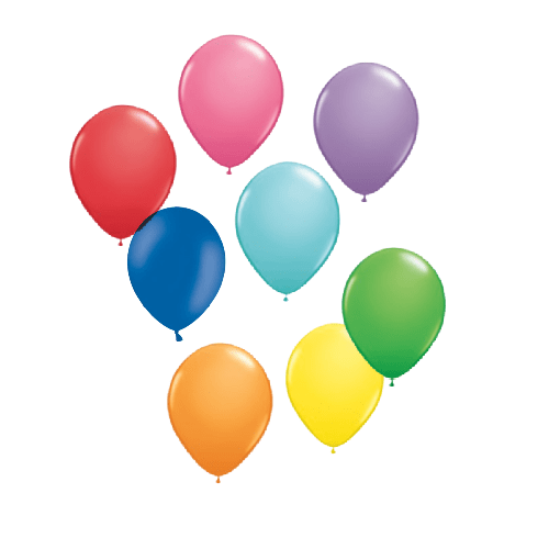 Mini Rainbow Balloons | 5 inch Assorted Rainbow Latex Balloons Pretty Little Party Shop