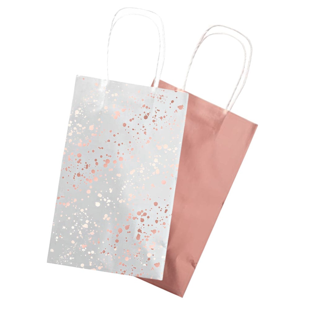Rose Gold Party Bags | Hen Do Bags | Wedding favor Bags Amscan