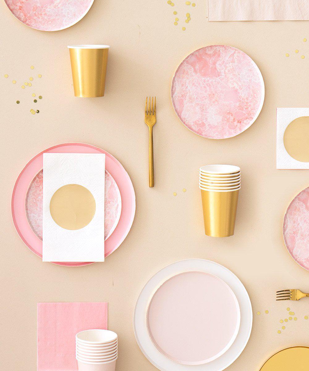 Pink plate deals set