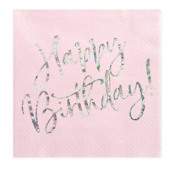 Pink Napkins | Birthday Party Supplies | Modern Party Shop UK Party Deco