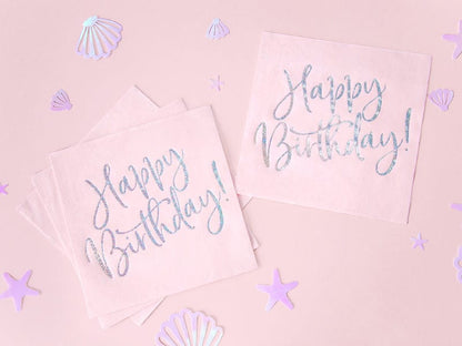Pink Napkins | Birthday Party Supplies | Modern Party Shop UK Party Deco