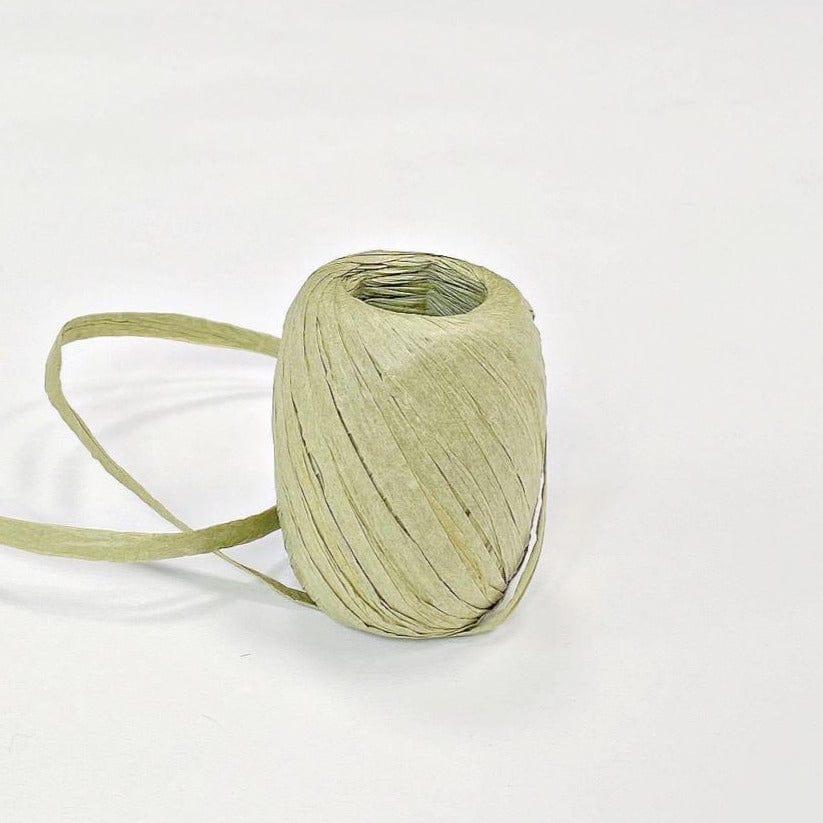 Sage Green Paper Raffia Balloon Ribbon Eco biodegradable Ribbon Pretty Little Party Shop