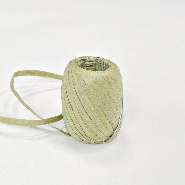 Sage Green Paper Raffia Balloon Ribbon | Eco biodegradable Ribbon ...