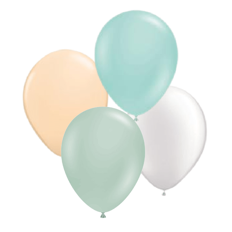 Mint Balloon Mix | Mermaid Latex Balloons | Qualatex Balloons UK BELBAL
