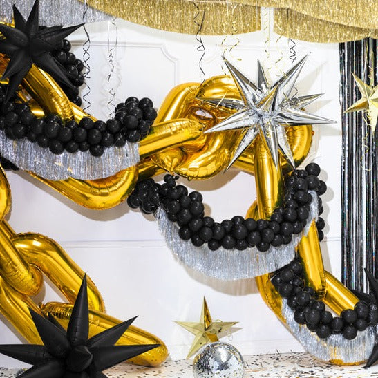 Silver Tinsel Fringe Garland The Ultimate Party Garland Pretty Little Party Shop