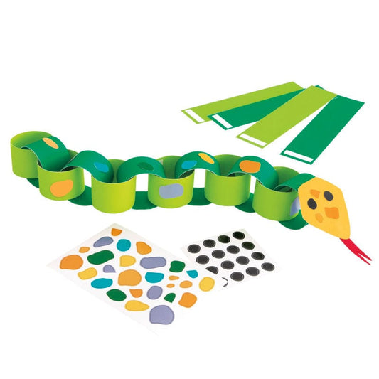 Kids Craft kit - Snake paperchain | Stay at Home Kids Craft Set Unique