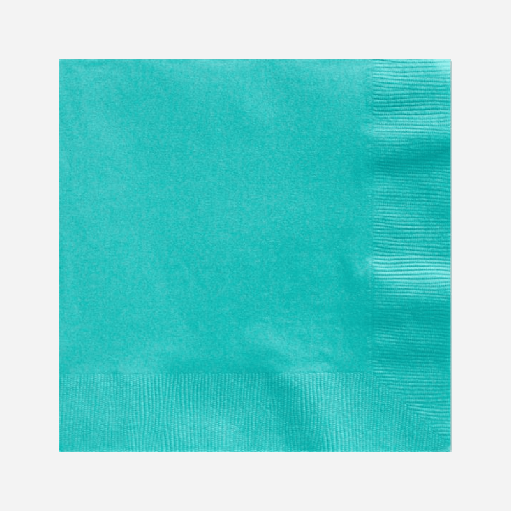 Teal Paper Napkins | Plain Paper Serviettes | Solid Colour Unique