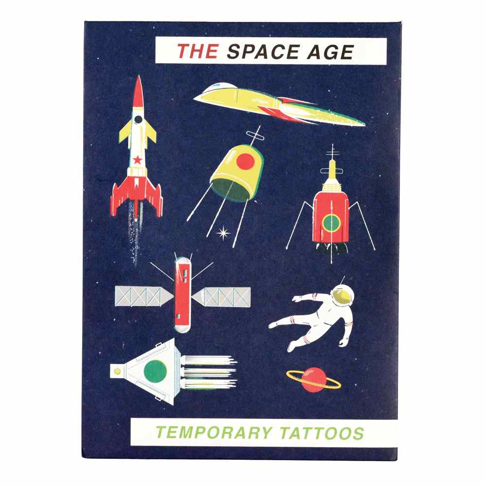 Space Age Tattoos | Temporary Tattoos | Party Bag Fillers UK Rex London