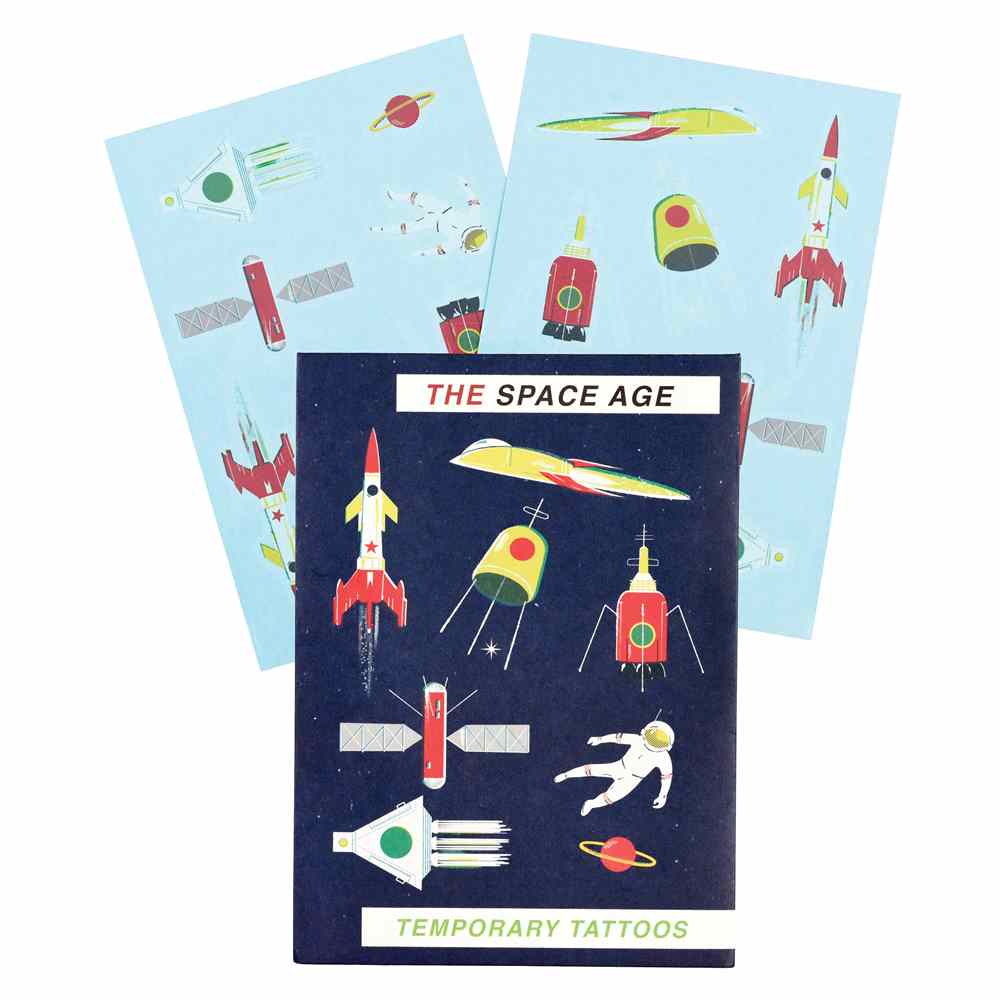 Space Age Tattoos | Temporary Tattoos | Party Bag Fillers UK Rex London