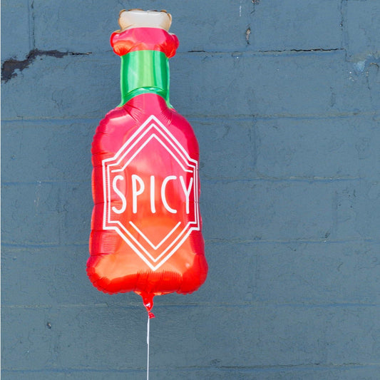 Giant Spicy Sauce Bottle Balloon | Fun Shaped Balloons  Jollity & Co