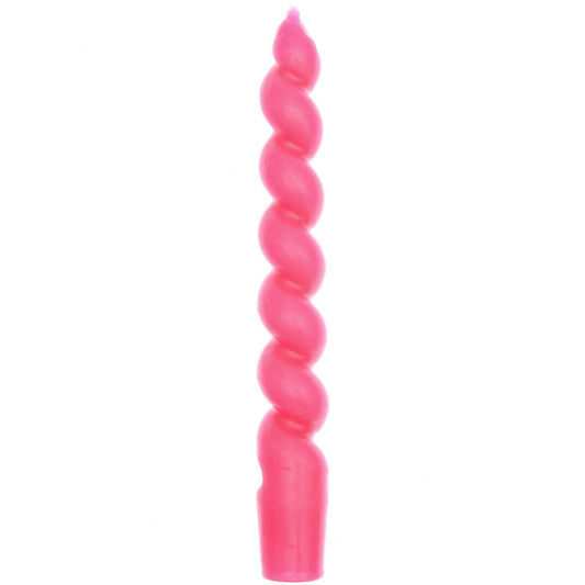 Spiral Candles | Neon Pink Spiral Candles UK | Pretty Little Party Rico Design