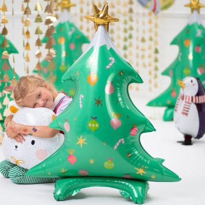 Standing Christmas Tree Balloon | Christmas Balloon Party Deco Party Deco