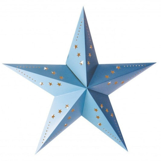 Paper Star Lanterns | Scandi Star Lanterns Blue