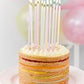 Ultra Long Pastel Cake Candles | Birthday Cake Supplies UK Talking Tables