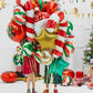 Christmas Bauble Balloon - Red & Green | Christmas Balloons for Events Party Deco