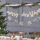 Wooden Christmas Garland | Stylish Christmas Decorations UK Party Deco