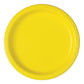Bright Yellow Paper Plates | Plain Party Plates and Cups Unique